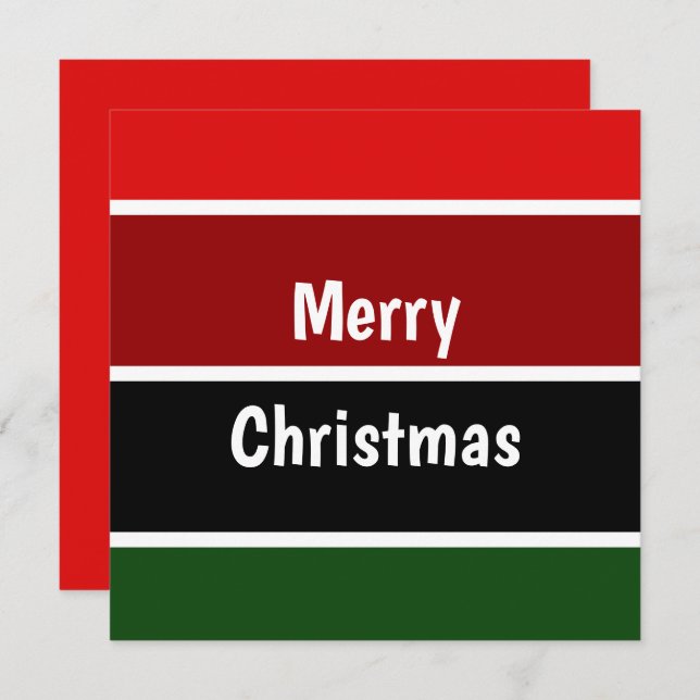 Red And Green Stripes (Front/Back)