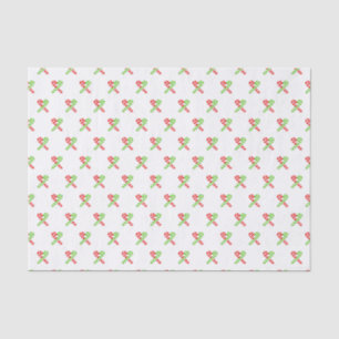 Red and Green sweet XmaS Cool Candy Cane Tissue Paper