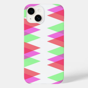 Red and green triangles Case-Mate iPhone 14 case
