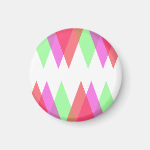 Red and green triangles magnet