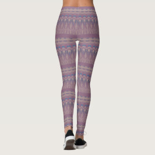 red and green zigzag  leggings
