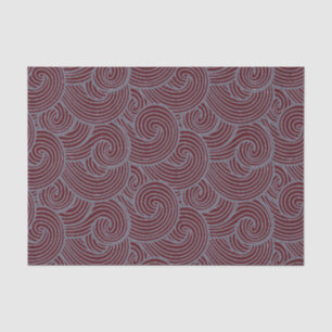 RED AND GREY Tissue Paper