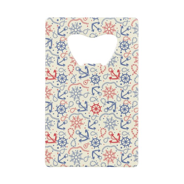 Red and navy background with anchor (Front)