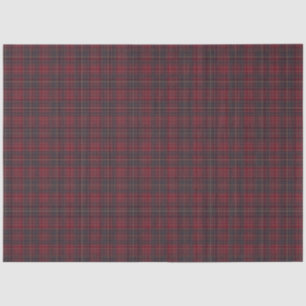 Red and Navy Blue Plaid  Tissue Paper