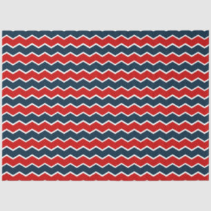 Red and Navy Nautical Series Design 2 Tissue Paper