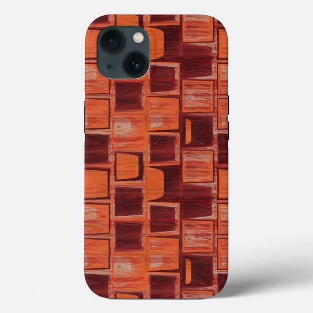 red and orange abstract Case-Mate iPhone case (Back)