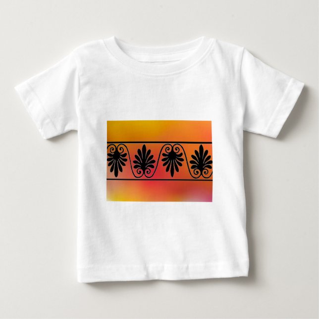 Red and Orange Border Infant's Shirt (Front)