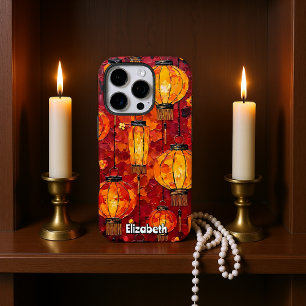 Red and Orange Lanterns iPhone 16 Pro Case