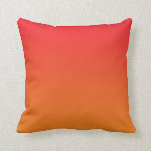“Red And Orange Ombre” Cushion