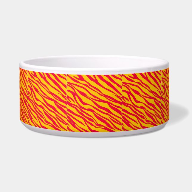 Red and Orange Zebra Striped (Front)