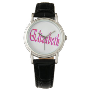 Red And Pink Elizabeth Name, Watch