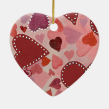 red and pink hearts