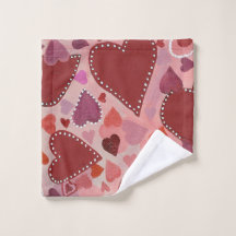 red and pink hearts