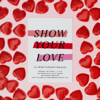 Red and Pink Highlights Valentine's Day Party