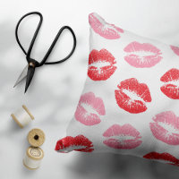 Red and Pink Lips, Pattern Of Lips, Lipstick, Kiss