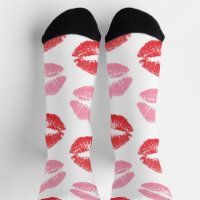 Red and Pink Lips, Pattern Of Lips, Lipstick, Kiss