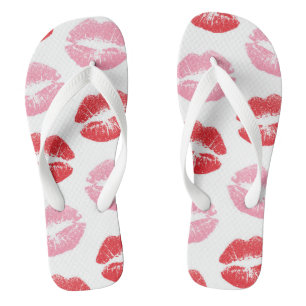 Red and Pink Lips, Pattern Of Lips, Lipstick, Kiss Thongs