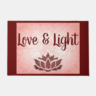 Red and Pink Love & Light Doormat