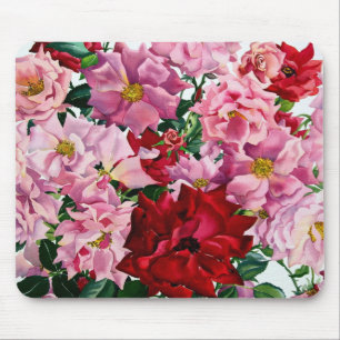 Red and Pink Roses 2008 Mouse Pad