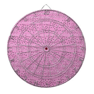 red and pink sieve ,dot black Metal Cage Dartboard