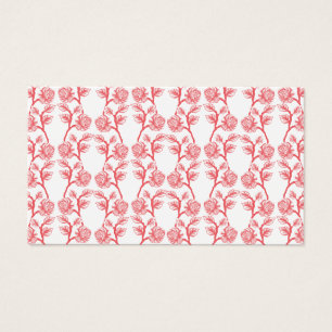 Red and pink wrapping paper featuring a repeating