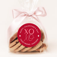 Red and Pink XOXO Personalised Valentine's Day