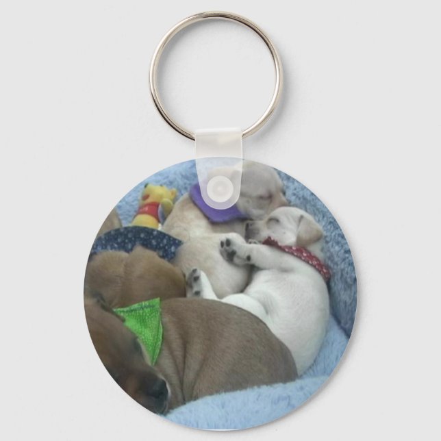 Red and Purple Keychain (Front)