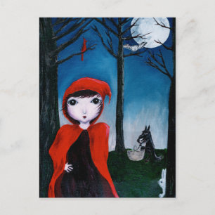 Red and the muffin thief 1 postcard