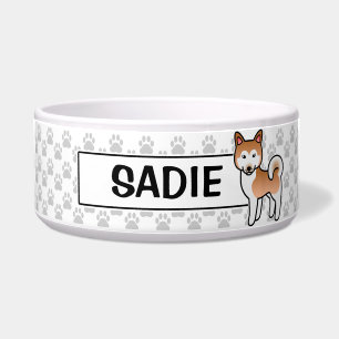 Red And White Alaskan Malamute Dog Illustration
