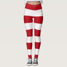 Red and White Awning Stripes