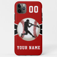 Red and White Baseball iPhone Cases, Newest to Old