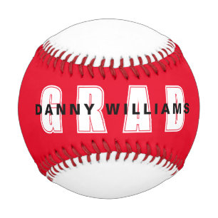 Red and White Baseball Player #