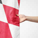 Red and White Bavaria Diamond Flag Pattern Scarf<br><div class="desc">Elegant,  stylish and sophisticated Bavarian flag rhombus pattern in red and white colour. Modern and trendy gift,  perfect for the diamond-lozenge pattern lover in your life.</div>