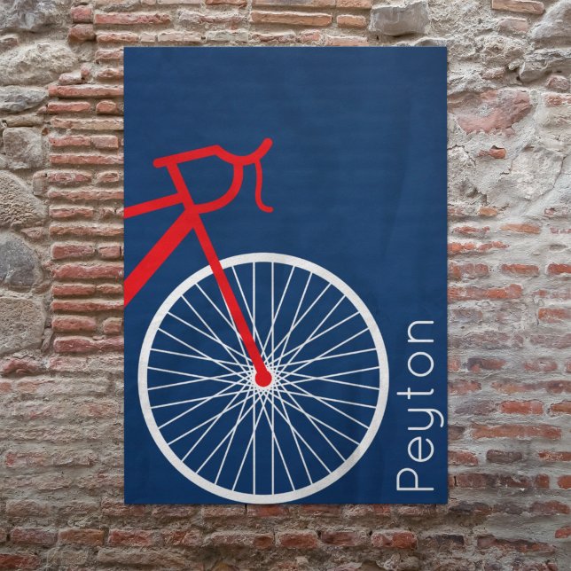 Red and White Bicycle Poster (Creator Uploaded)