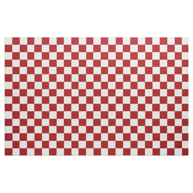 Red And White Checked Fabric (Fat Quarter)