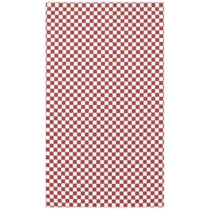 Red and White Chequered Squares Tablecloth