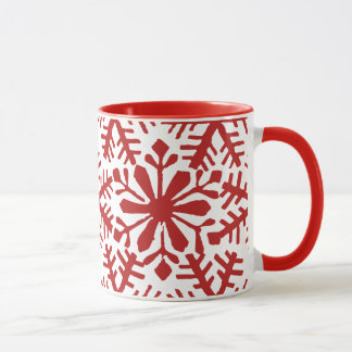 Red and White Christmas Sweater Mug