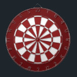 Red and White Dartboard<br><div class="desc">Red and white coloured dart board.</div>