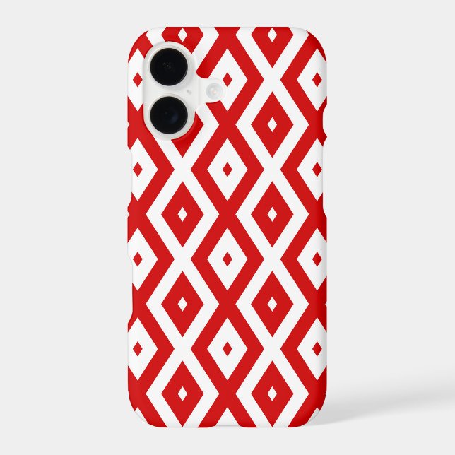 Red and white diamond pattern (Back)