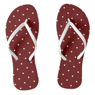 red and white dots thongs