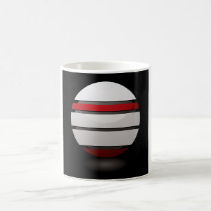 Red And White Droid Icon Mug