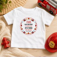 Red and White Firetruck 1st Birthday Party