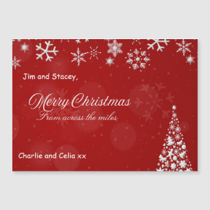 Red and White From Across The Miles Christmas 