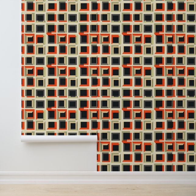 Red and White geometric  Wallpaper (Application)