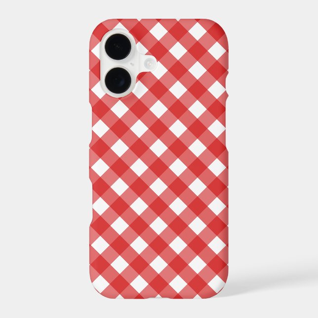 Red and white gingham  (Back)