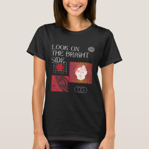 Red and White Gothic Pop Culture Streetwear T-Shirt