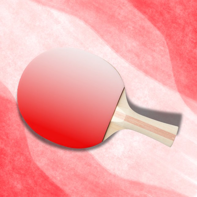 Red and White Gradient |  Ping Pong Paddle (Creator Uploaded)
