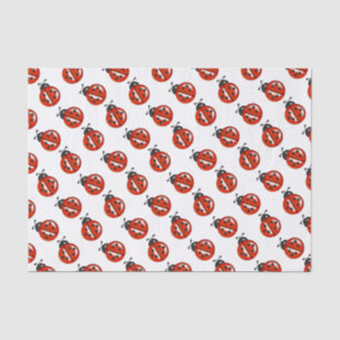 Red And White Ladybugs Gift Tissue Tissue Paper