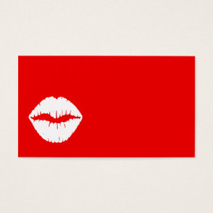 Red and White Lipstick