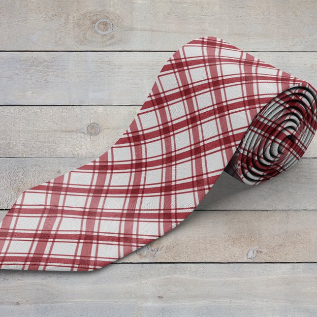 Red and White Neck Tie (Red and White Neck Tie
)
